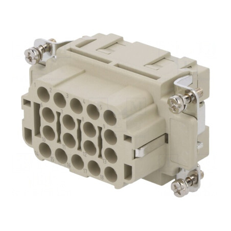 Conector HDC cu Inserturi de Contact Mamă 16A | Electronic-mag.ro | Componente Electronice