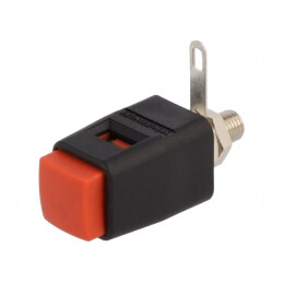 Clemă de laborator roșie 29mm 70VDC 16A | Electronic-mag.ro | Componente Electronice