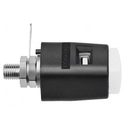 Clemă de laborator albă 70VDC 16A nichel -25÷90°C | Electronic-mag.ro | Componente Electronice