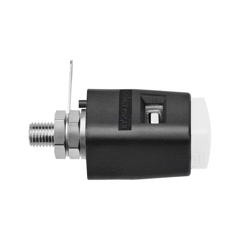 Clemă de laborator albă 70VDC 16A nichel -25÷90°C | Electronic-mag.ro | Componente Electronice