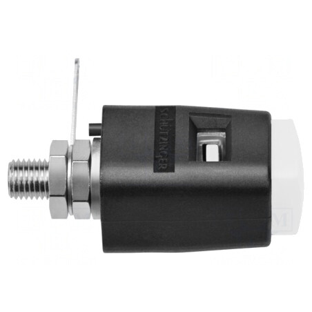 Clemă de laborator albă 70VDC 16A nichel -25÷90°C | Electronic-mag.ro | Componente Electronice