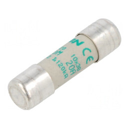 Siguranță ceramică 20A 400VAC 10x38mm | Electronic-mag.ro | Componente Electronice