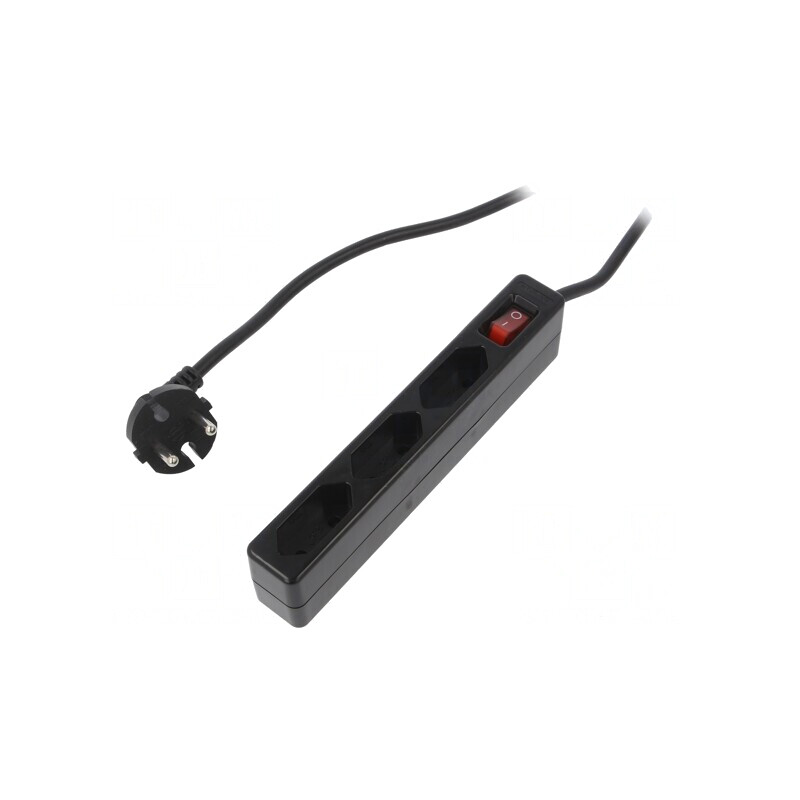 Prelungitor 3 Prize 250V 7.5A 1.5m | Electronic-mag.ro | Componente Electronice