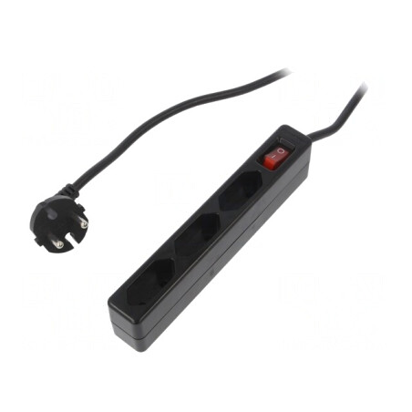 Prelungitor 3 Prize 250V 7.5A 1.5m | Electronic-mag.ro | Componente Electronice