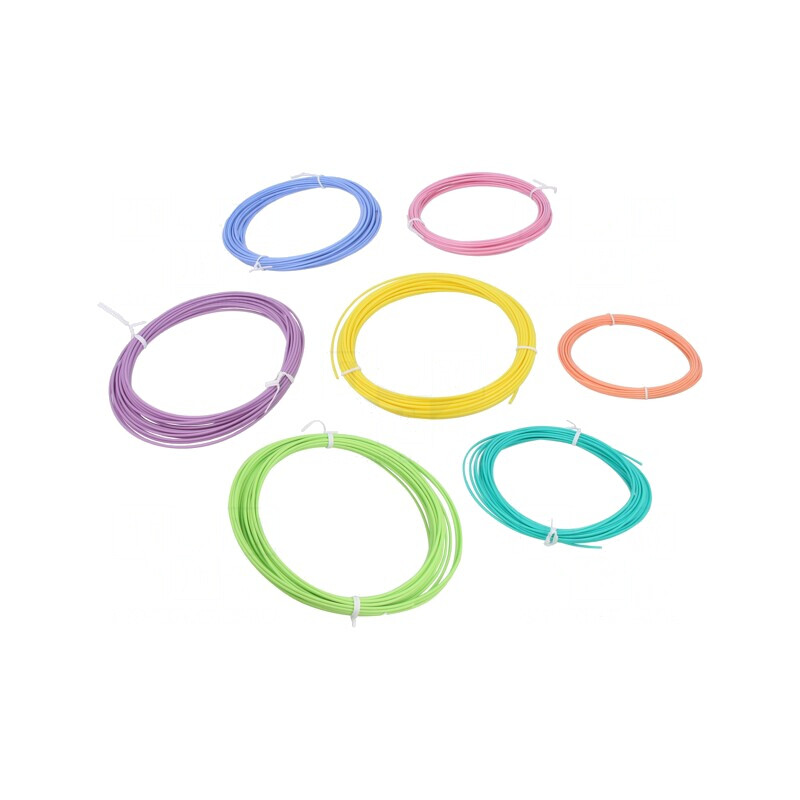Set Filamente PLA Pastel 1,75mm 7 Bucăți | Electronic-mag.ro | Componente Electronice Set Filamente PLA Pastel 1,75mm 7 Bucăți | Electronic-mag.ro | Componente Electronice