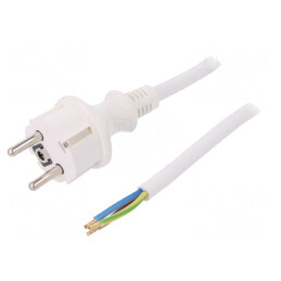 Cablu Electric 3x2.5mm2 cu Mufă SCHUKO PVC | Electronic-mag.ro | Componente Electronice