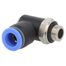 Racord Push-In Unghi Alamă Nichelată PBT | Electronic-mag.ro | Componente Electronice