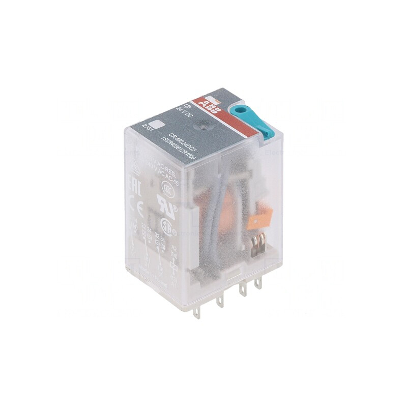 Releu Electromagnetic 3PDT 24VDC 10A | Electronic-mag.ro | Componente Electronice