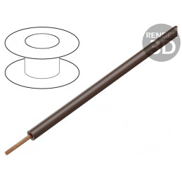 Cablu Electric Litat 10mm2 PVC Maro 450V/750V | Electronic-mag.ro | Componente Electronice