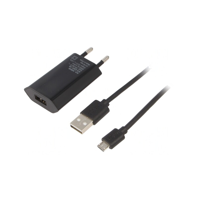 Alimentator 5VDC 5W cu Ştecher EU | Electronic-mag.ro | Componente Electronice