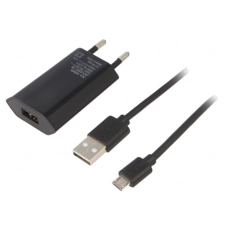 Alimentator 5VDC 5W cu Ştecher EU | Electronic-mag.ro | Componente Electronice