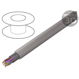 Cablu UNITRONIC® LiHCH (TP) 6x2x0.25mm2 LSZH Gri-Bej 60V