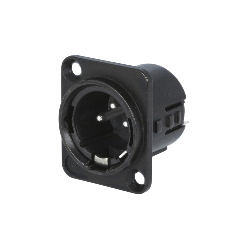 Soclu XLR Tată 3 Pin Argintat 50V 15A | Electronic-mag.ro | Componente Electronice
