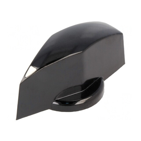 Buton rotativ termoplast 6mm 25x20mm | Electronic-mag.ro | Componente Electronice