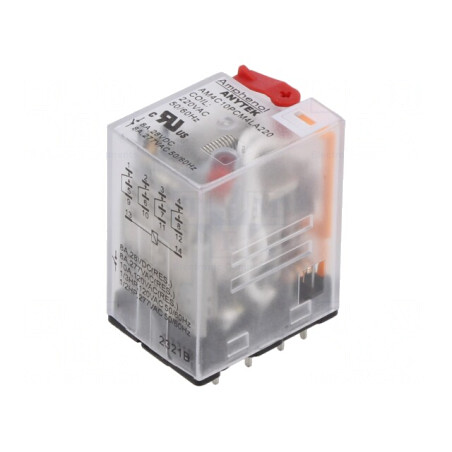 Releu Electromagnetic Industrial 4PDT 220V 10A PCB | Electronic-mag.ro | Componente Electronice