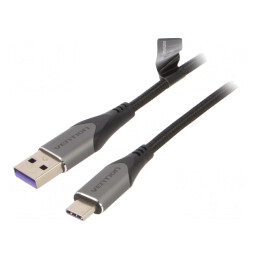 Cablu USB 2.0 A la C 3m Negru | Electronic-mag.ro | Componente Electronice