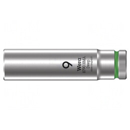 Tubulară HEX 9mm 1/4" 50mm Oțel Crom-Vanadiu | Electronic-mag.ro | Componente Electronice