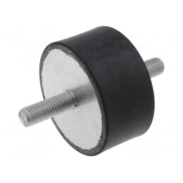Atenuator de Vibrații M10 60mm 30mm 3400N Guma | Electronic-mag.ro | Componente Electronice
