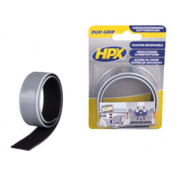 Bandă de Fixare Dublă Neagră 25mm x 0,5m | Electronic-mag.ro | Componente Electronice