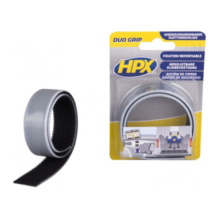 Bandă de Fixare Dublă Neagră 25mm x 0,5m | Electronic-mag.ro | Componente Electronice