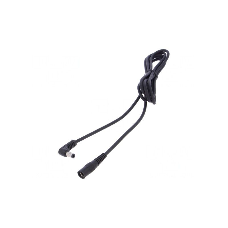 Cablu Alimentare DC 5,5/2,5 mm Negru | Electronic-mag.ro | Componente Electronice