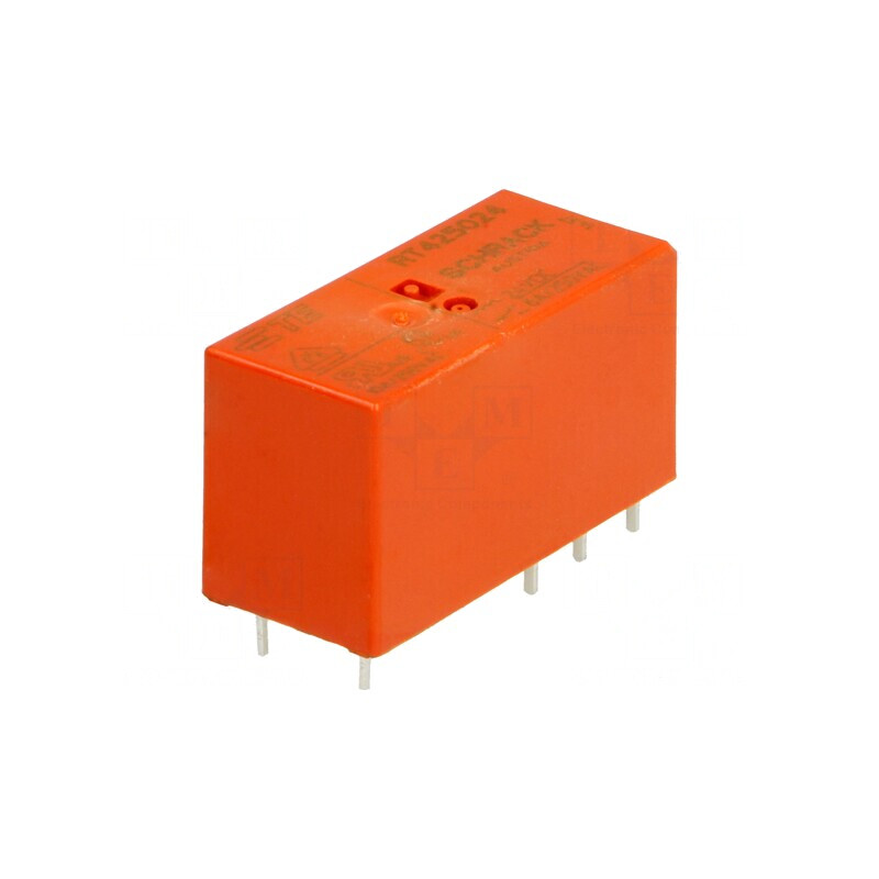 Releu Electromagnetic DPDT 24VDC 8A PCB | Electronic-mag.ro | Componente Electronice