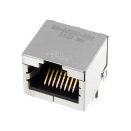 Soclu RJ45 8P8C Cat 6a Ecranat pentru PCB | Electronic-mag.ro | Componente Electronice