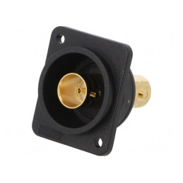 Adaptor BNC Soclu Aurit 19x24mm | Electronic-mag.ro | Componente Electronice
