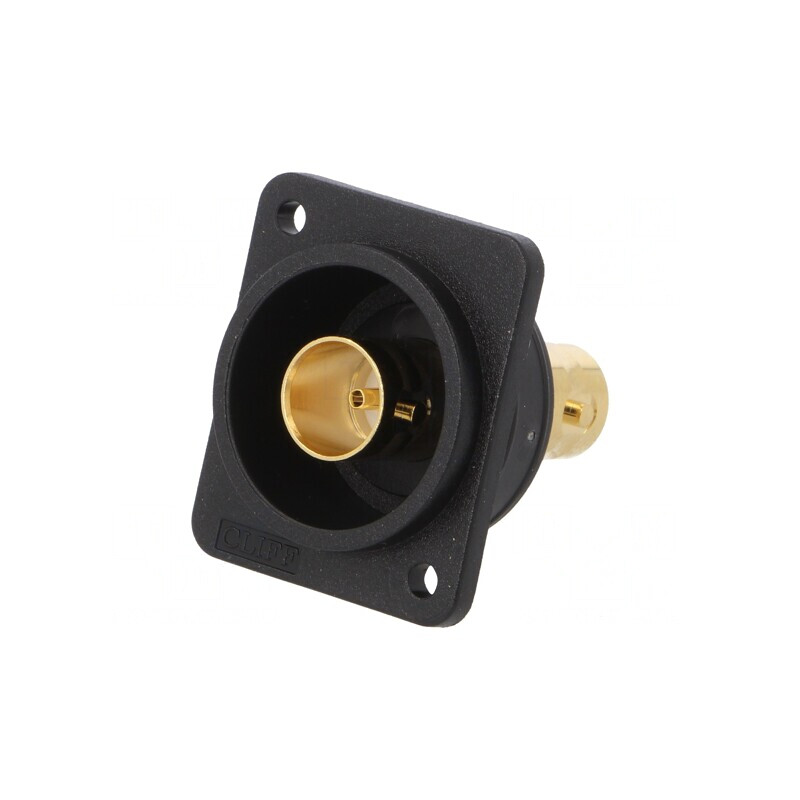 Adaptor BNC Soclu Aurit 19x24mm | Electronic-mag.ro | Componente Electronice