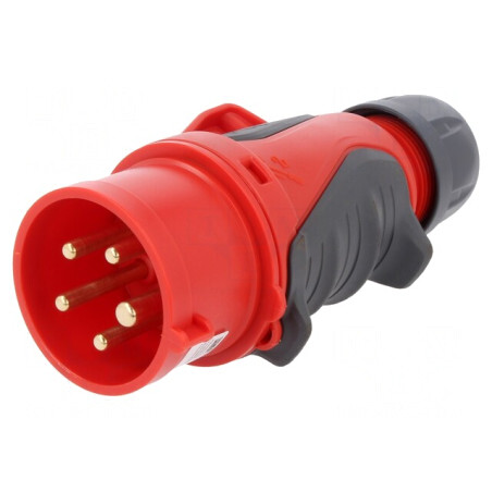 Conector AC Trifazat 16A 400VAC IP44 | Electronic-mag.ro | Componente Electronice