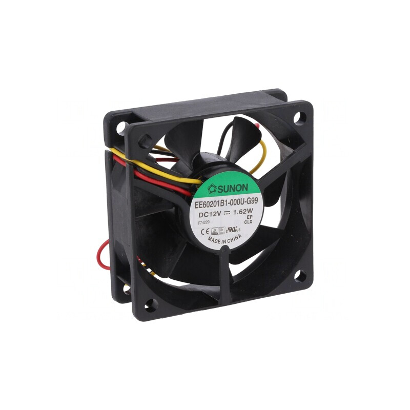 Ventilator axial 12V DC 60x60x20mm | Electronic-mag.ro | Componente Electronice