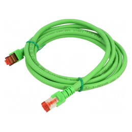 Patch Cord S/FTP Cat6 LSZH Verde 2m | Electronic-mag.ro | Componente Electronice