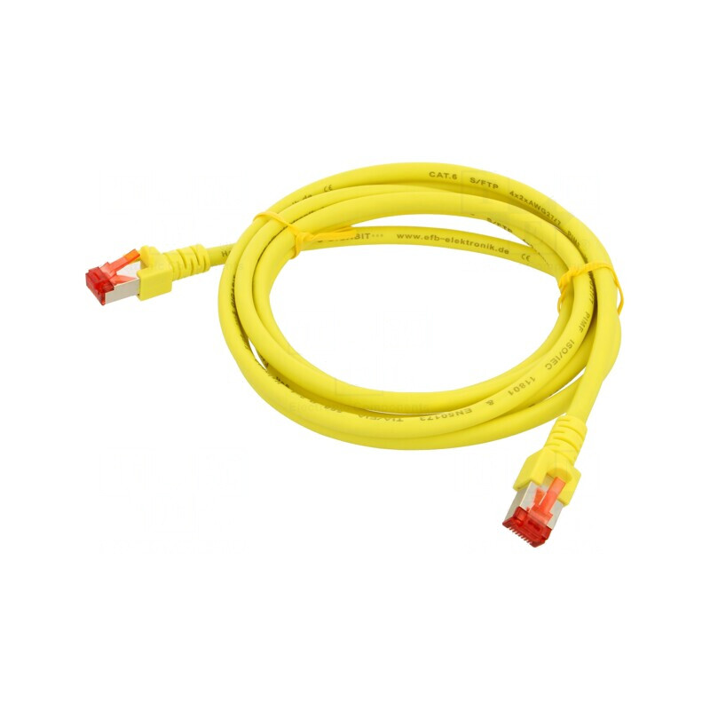 Patch Cord S/FTP Cat6 LSZH Galben 2m | Electronic-mag.ro | Componente Electronice Patch Cord S/FTP Cat6 LSZH Galben 2m | Electronic-mag.ro | Componente Electronice