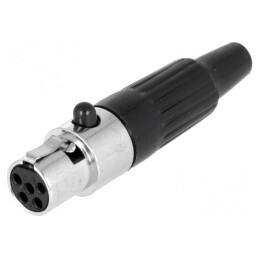 Mufă XLR Mini Mamă 5-Pin Cablu Lipire Drept