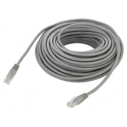 Cablul de rețea patch cord U/UTP Cat5e CCA, gri, 20m, RJ45 | Electronic-mag.ro | Componente Electronice