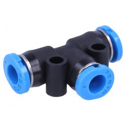 Racord T Push-In PBT 0.95-6 bar | Electronic-mag.ro | Componente Electronice