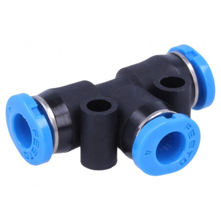 Racord T Push-In PBT 0.95-6 bar | Electronic-mag.ro | Componente Electronice