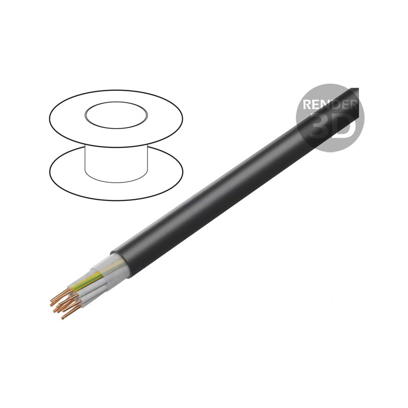 Cablu YKSY 19G1mm2 negru 600V 1kV CPR: Eca | Electronic-mag.ro | Componente Electronice Cablu YKSY 19G1mm2 negru 600V 1kV CPR: Eca | Electronic-mag.ro | Componente Electronice