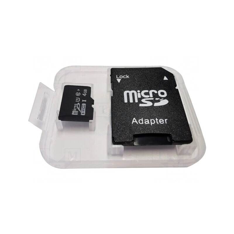 Card de memorie microSD 4GB Kit | Electronic-mag.ro | Componente Electronice