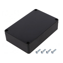 Carcasă Universală cu Bucșă din Alamă 90x135x35 mm | Electronic-mag.ro | Componente Electronice