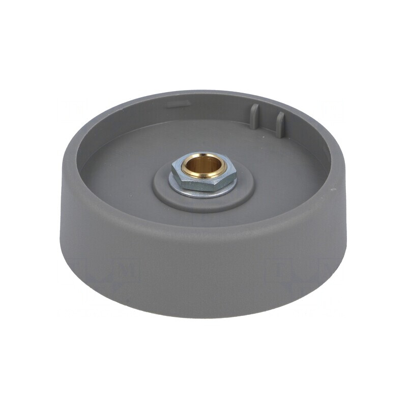 Buton rotativ poliamidă gri 6mm 50x16mm | Electronic-mag.ro | Componente Electronice