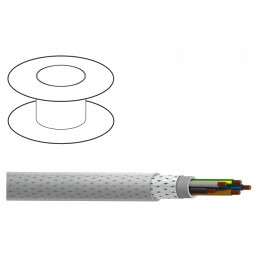 Cablu PVC Transparent MACHFLEX 4G2,5mm² 100m 450/750V | Electronic-mag.ro | Componente Electronice