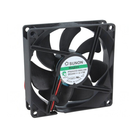Ventilator axial DC 24V 92mm 109,85m3/h 41,6dBA | Electronic-mag.ro | Componente Electronice