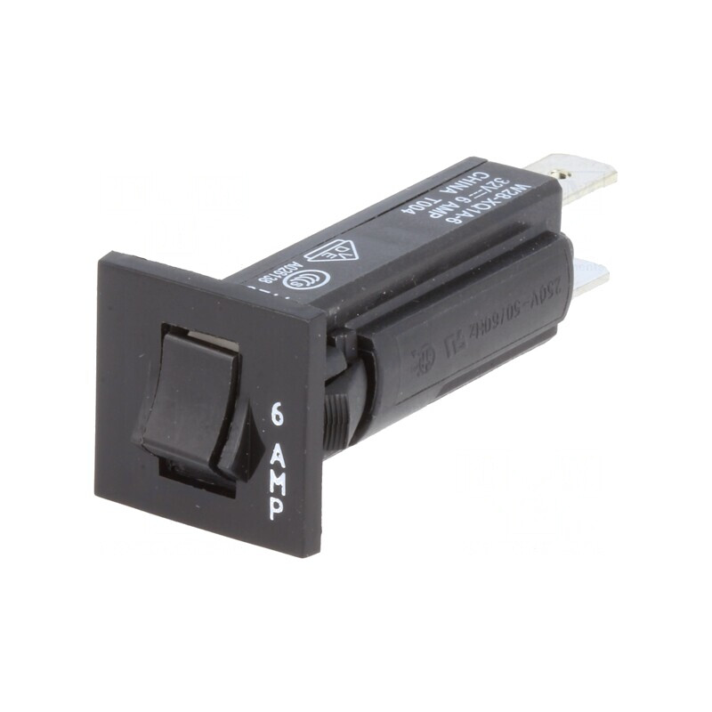Întrerupător de Supracurent 6A SPST-NC 250VAC 32VDC | Electronic-mag.ro | Componente Electronice