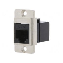 Adaptor DUALSLIM 5e 8p8c Metal 29mm | Electronic-mag.ro | Componente Electronice