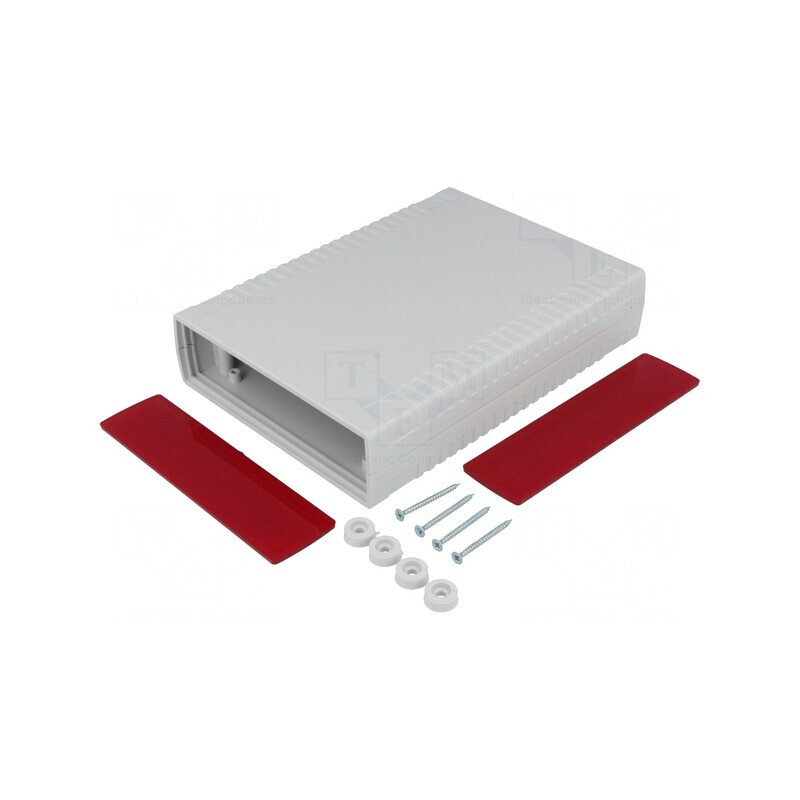 Carcasă ABS Gri IP54 136x185x40mm | Electronic-mag.ro | Componente Electronice