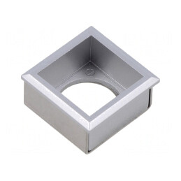 Suport pentru buton 22mm 24x24mm | Electronic-mag.ro | Componente Electronice