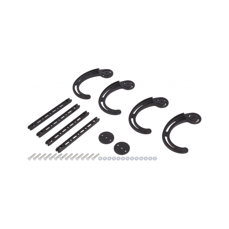 Cușcă neagră plastic înșurubare POLOLU-3575 | Electronic-mag.ro | Componente Electronice
