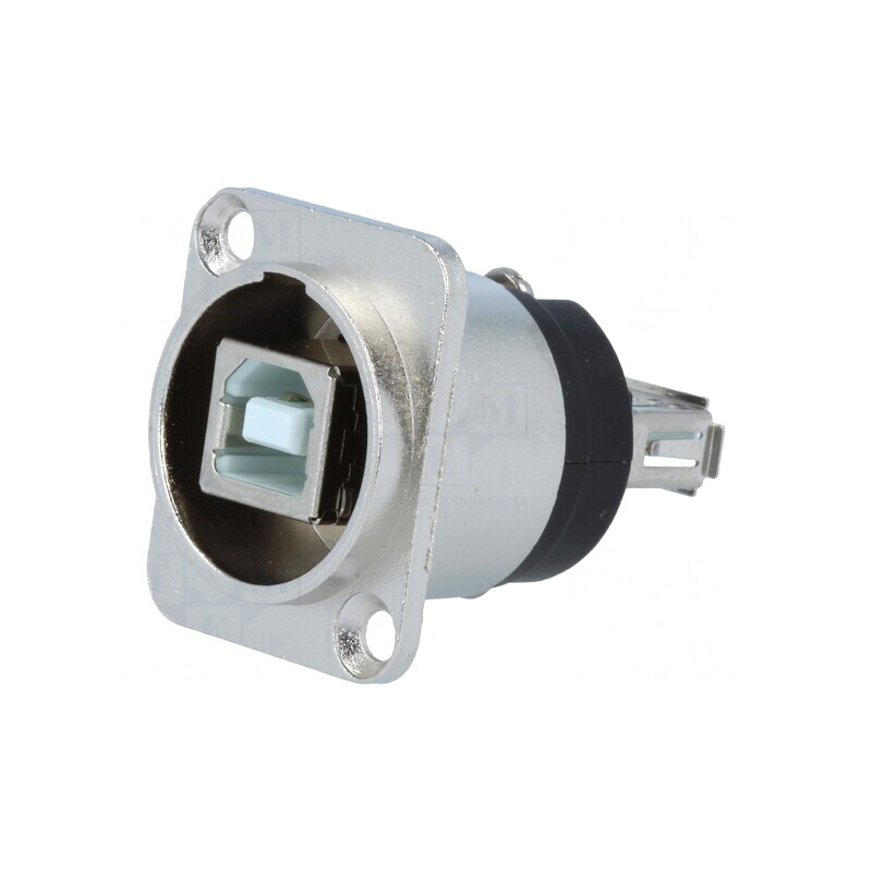 Adaptor USB A-B Metal USB 2.0 | Electronic-mag.ro | Componente Electronice