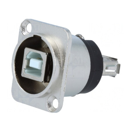 Adaptor USB A-B Metal USB 2.0 | Electronic-mag.ro | Componente Electronice